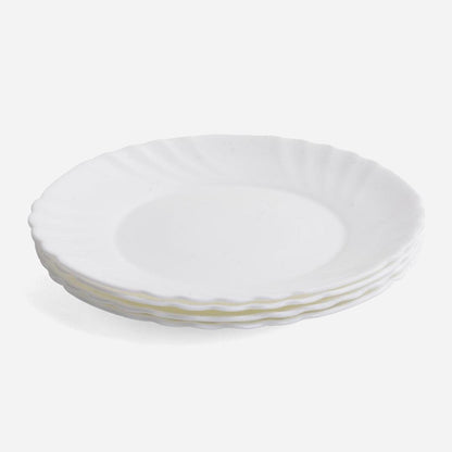 Opal White Dia 8" Flat Plate White