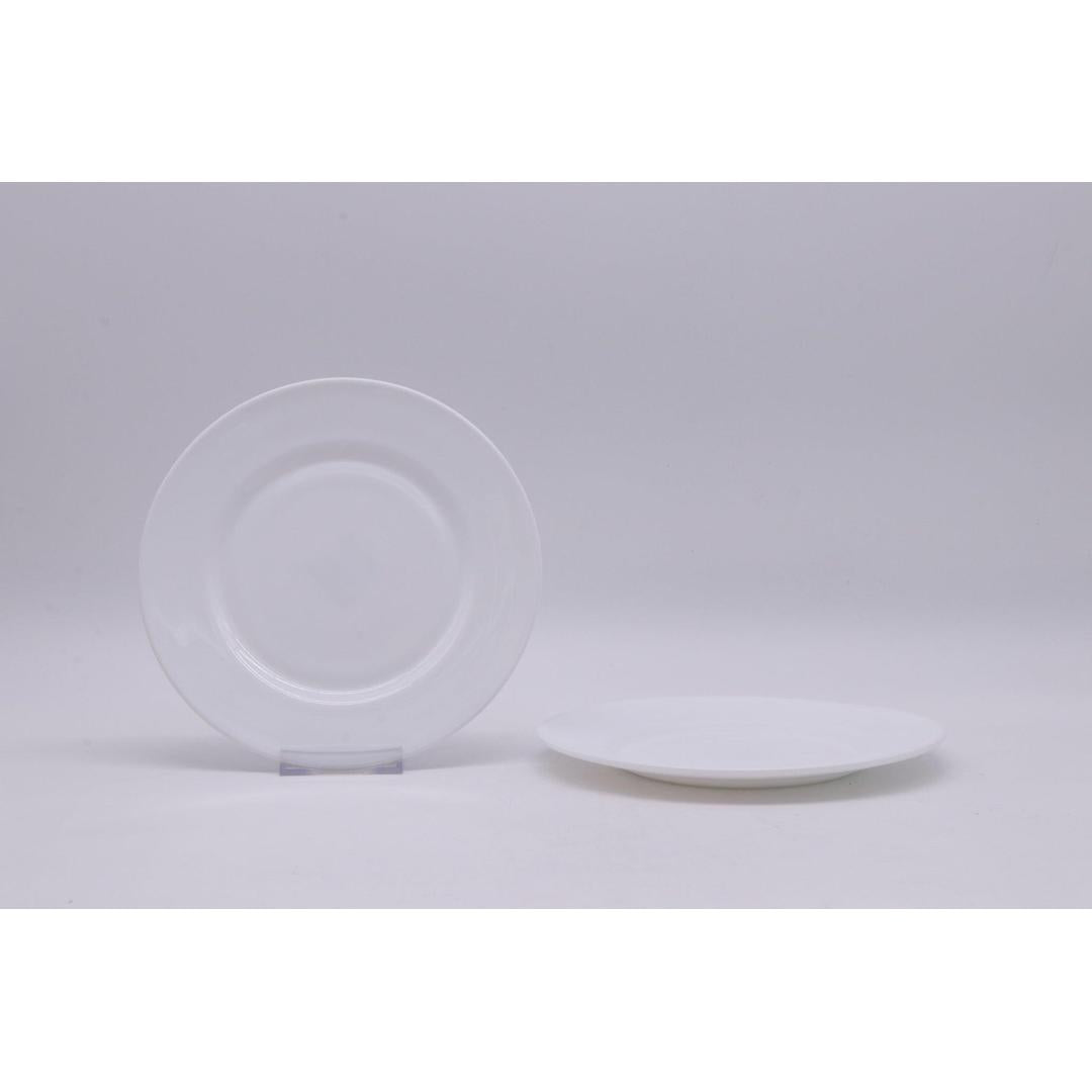 Opal White Dia 8" Flat Plate White