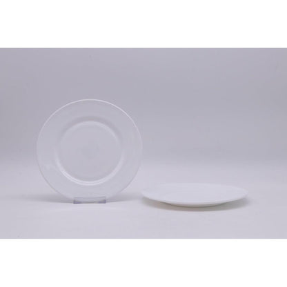 Opal White Dia 8" Flat Plate White