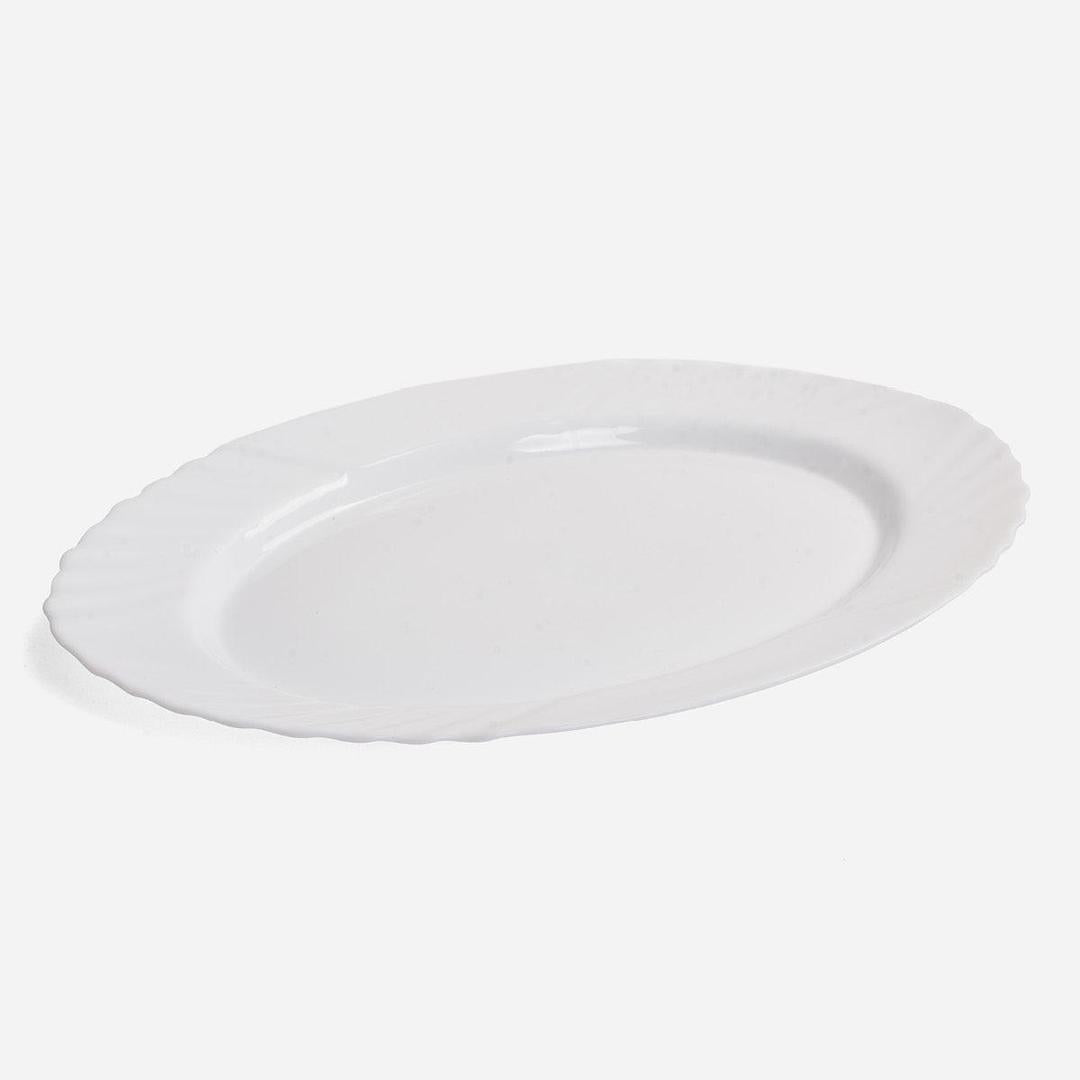 Opal White Dia 8" Dinner Plate White