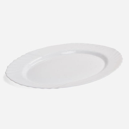 Opal White Dia 8" Dinner Plate White