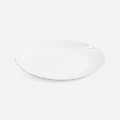 Opal White Dia 9" Dinenr Plate White