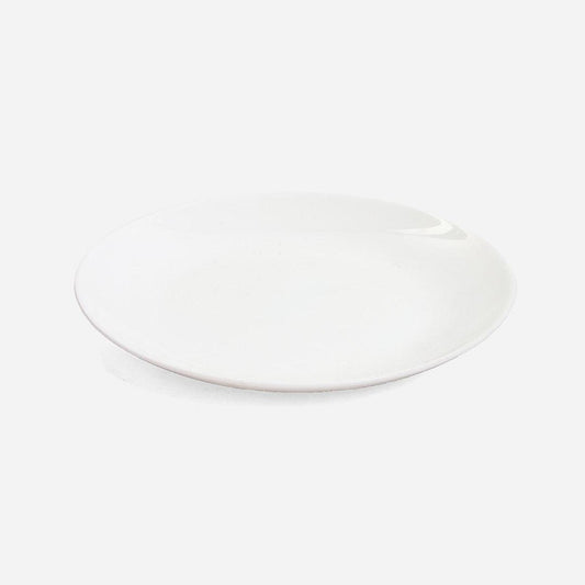 Opal White Dia 9" Dinenr Plate White