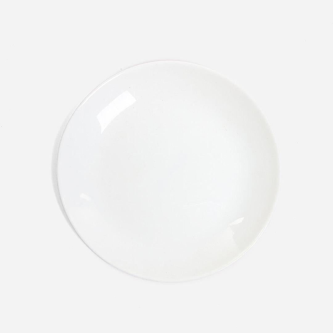 Opal White Dia 9" Dinenr Plate White