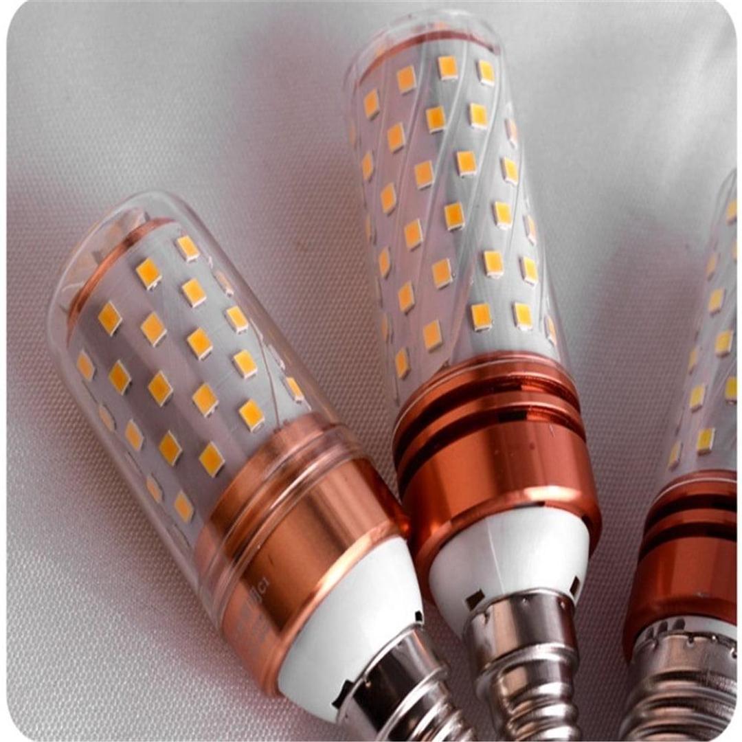 RONSHIN Led Corn Bulb Light E14 12w / E27 16w Chandelier 2835 Patch Warm White