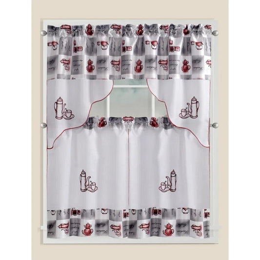 Fresh Coffee - 3pc Kitchen Curtain