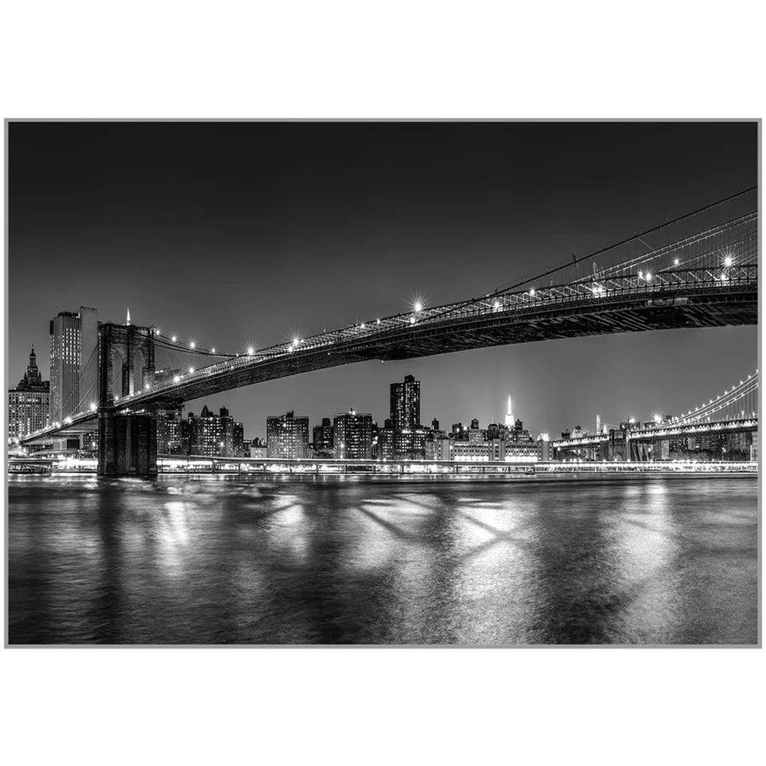 Nightlife 20"x30"x1.5" Framed Canvas Wall Art