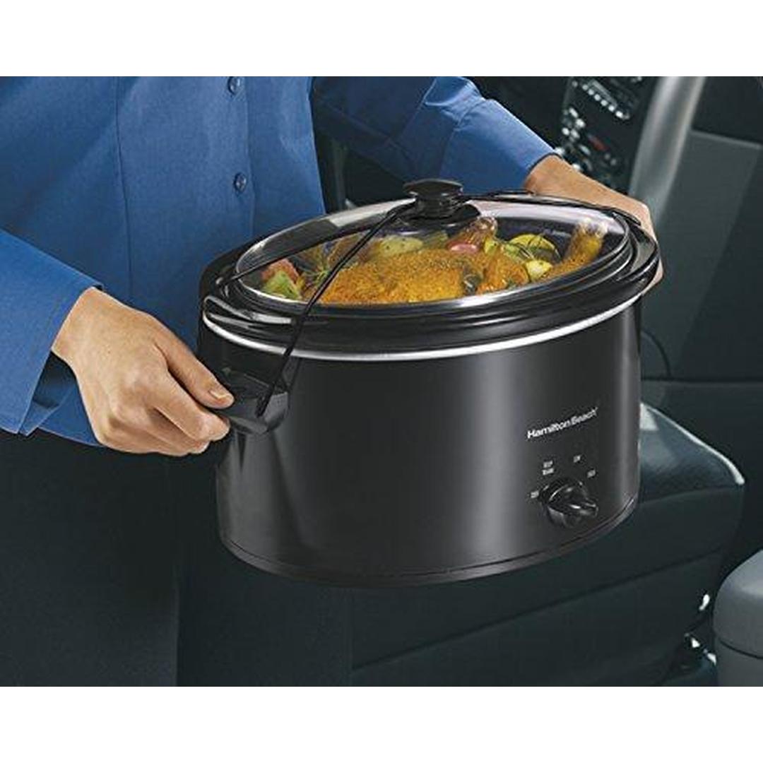 Hamilton Beach Portable 5-Quart Slow Cooker With Lid