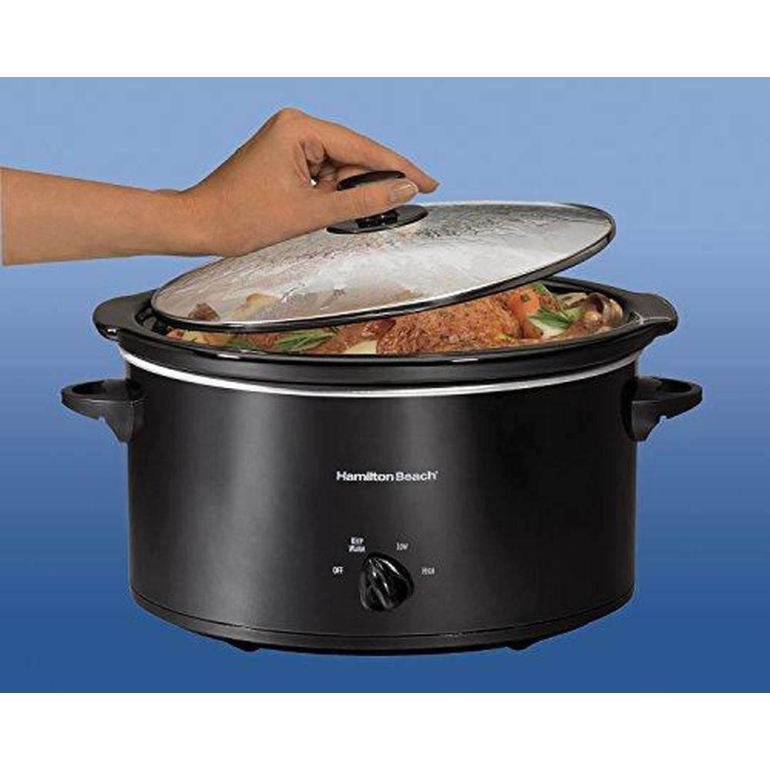 Hamilton Beach Portable 5-Quart Slow Cooker With Lid