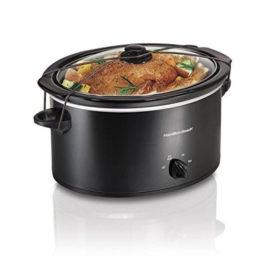 Hamilton Beach Portable 5-Quart Slow Cooker With Lid