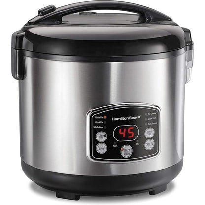 Hamilton Beach Digital Programmable Rice Cooker & Food Steamer