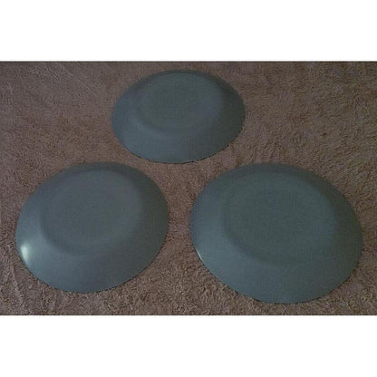 Luminarc set of three "Zelie Gray" salad plates