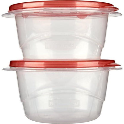 Rubbermaid TakeAlongs Small Bowl Food Storage Containers, 2 Pack