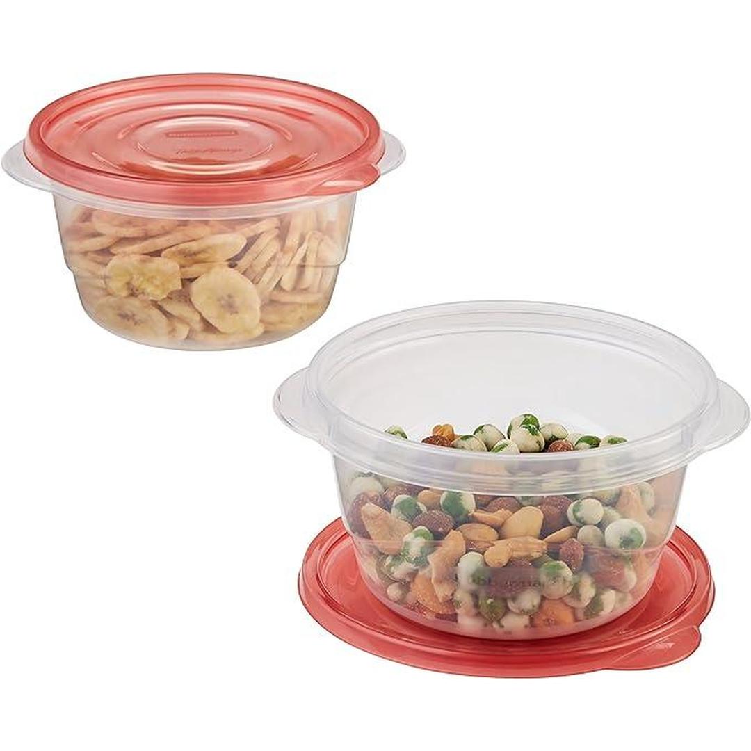 Rubbermaid TakeAlongs Small Bowl Food Storage Containers, 2 Pack