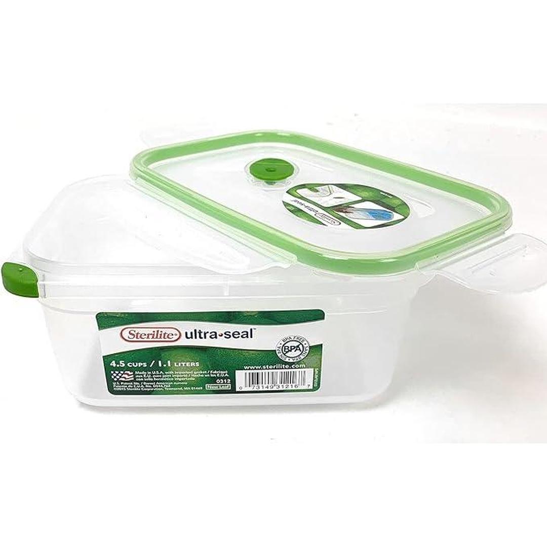 Sterilite 4.5 Cups Rectangle Ultra-Seal Container