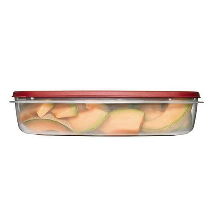 Rubbermaid 24 Cup Rectangle Easy Find Lid Food Storage Container