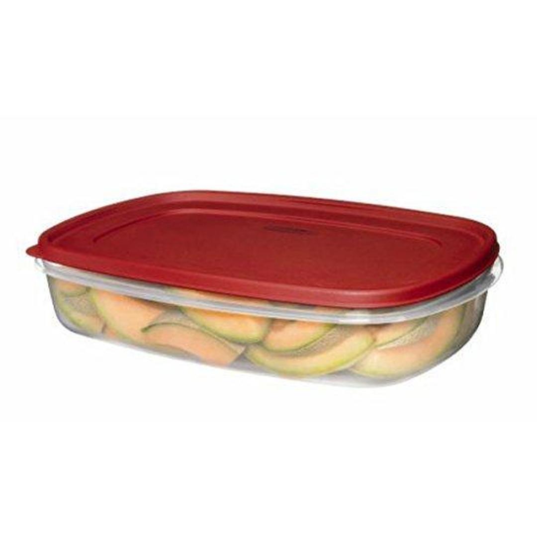 Rubbermaid 24 Cup Rectangle Easy Find Lid Food Storage Container