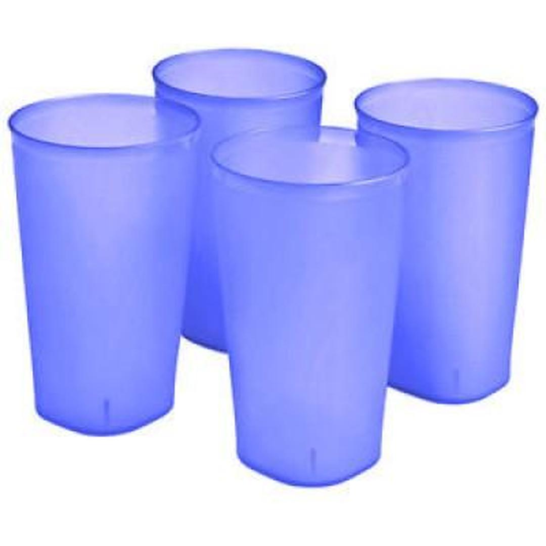 Sterilite 09244h08 20 Oz Tuquoise Blue Tint Tumblers 4 Count