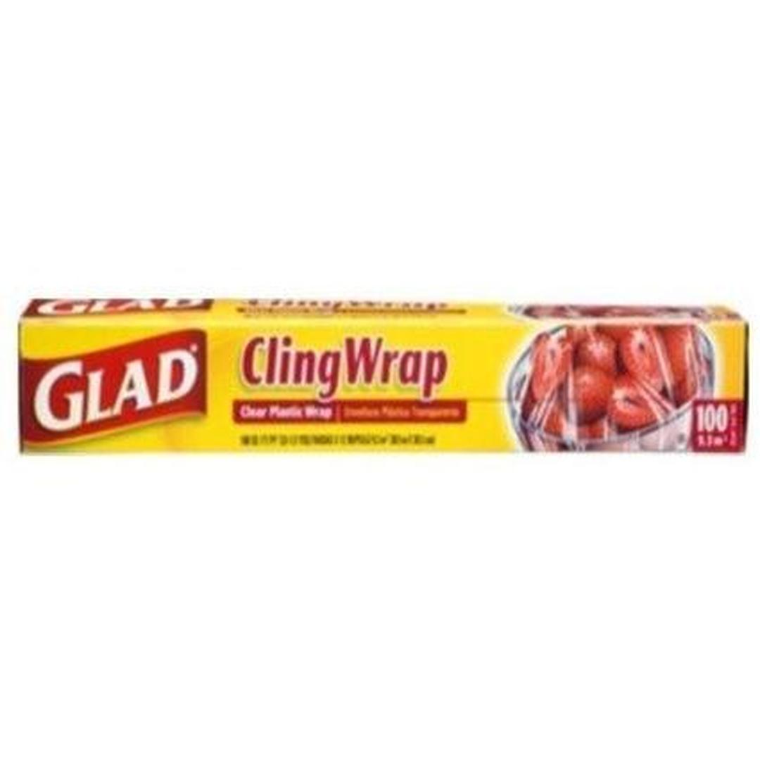 Glad ClingWrap Plastic Food Wrap - 100 Square Foot Roll