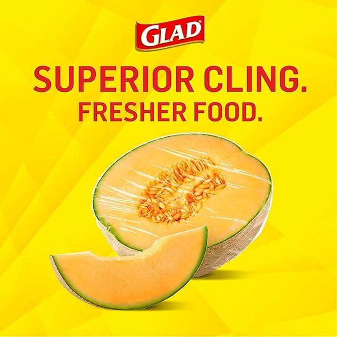 Glad ClingWrap Plastic Food Wrap - 100 Square Foot Roll