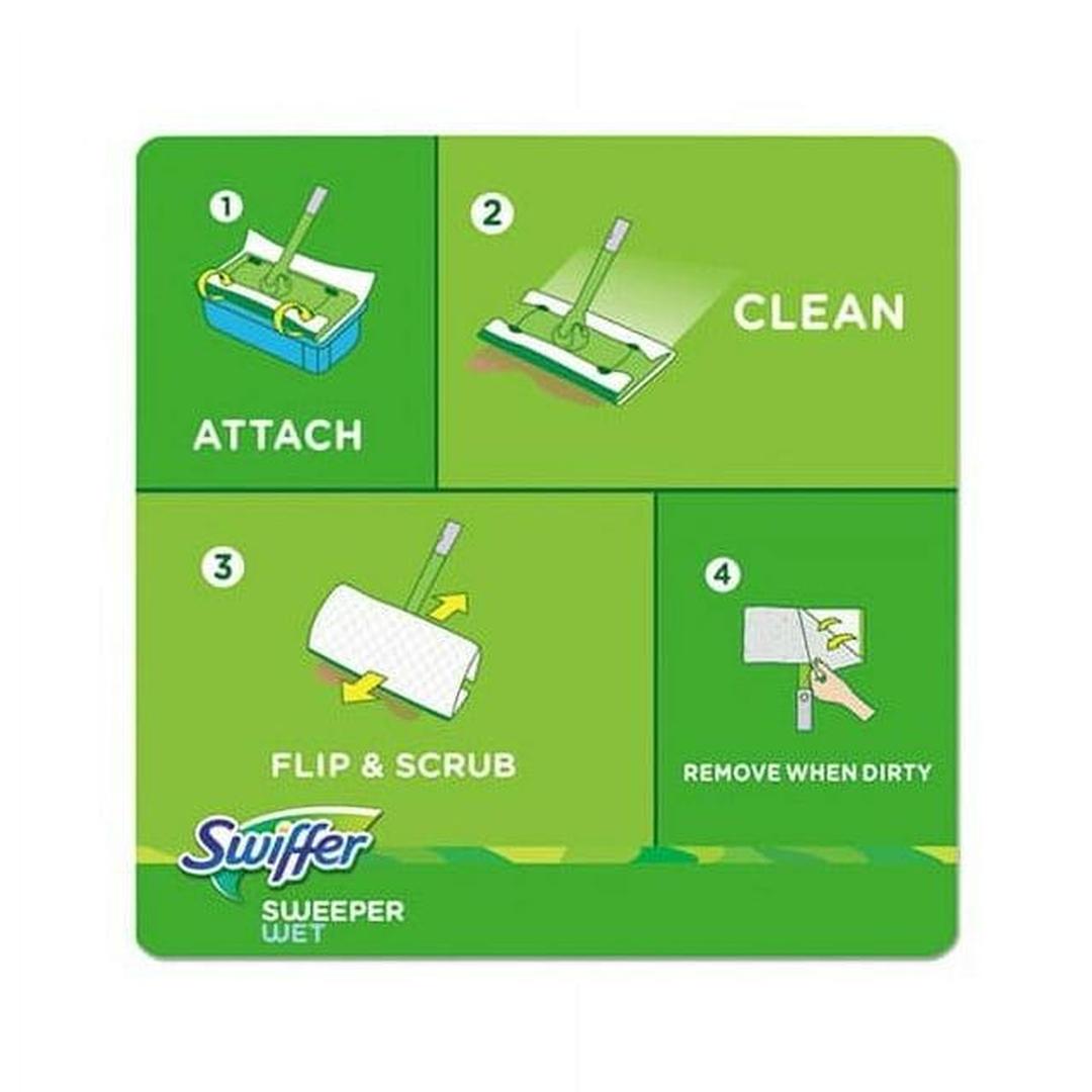 Open Window Fresh Wet Refill Cloths - Pack of 12, White, 8 x 10 - Convenient Tub Packaging