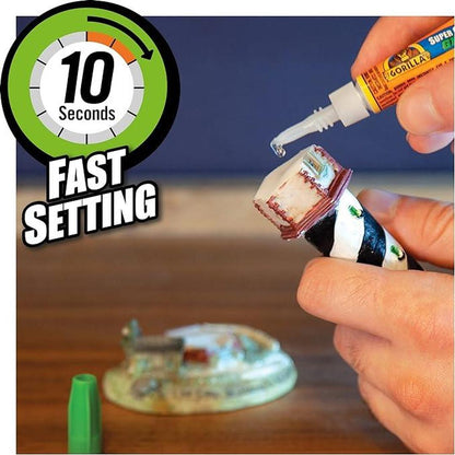 Gorilla Super Glue Gel, 15 Gram, Clear