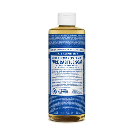 Dr. Bronner's Peppermint Pure-Castile Liquid Soap - 16 oz