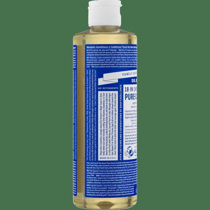 Dr. Bronner's Peppermint Pure-Castile Liquid Soap - 16 oz