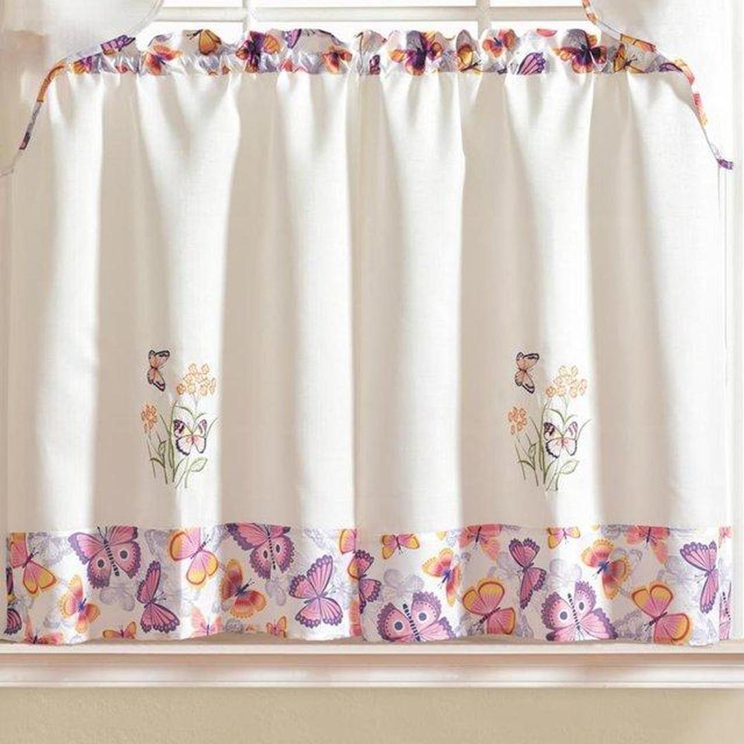 Urban Butterfly Kitchen Curtain