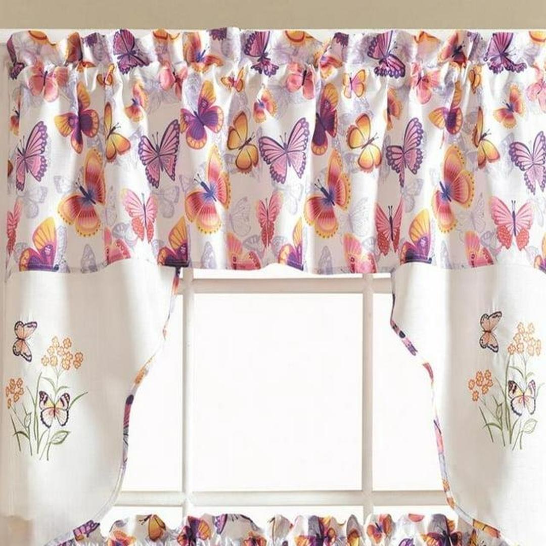 Urban Butterfly Kitchen Curtain