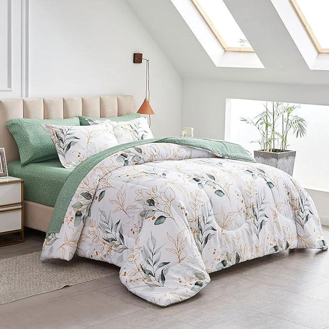 Joyreap 7 Piece Bed in a Bag Queen