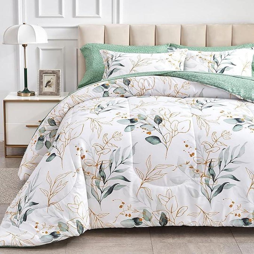 Joyreap 7 Piece Bed in a Bag Queen