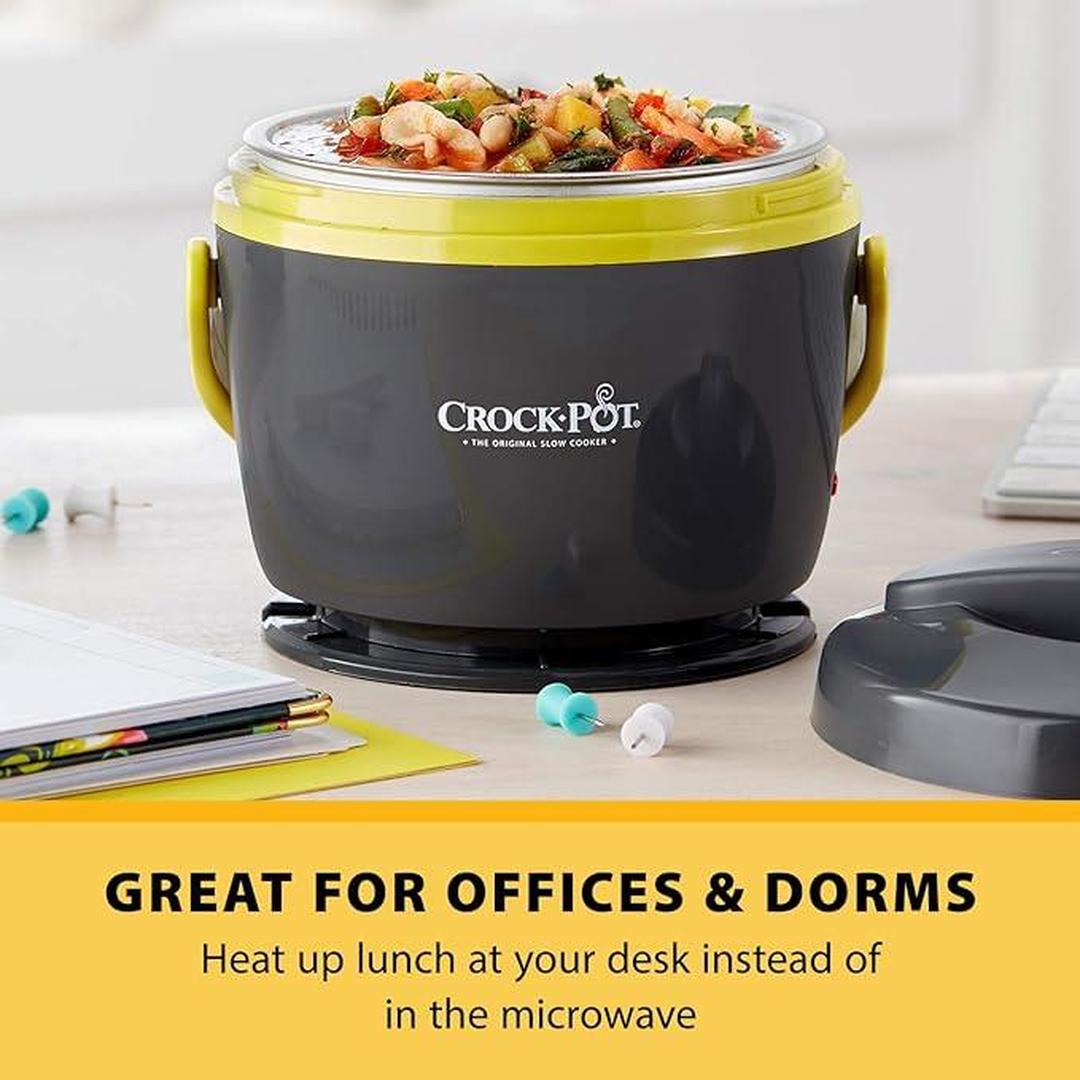 Crock-Pot Electric Lunch Box, Portable Food Warmer for On-the-Go