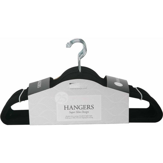 Simplify 25 Pack Slim Velvet Suit Hangers