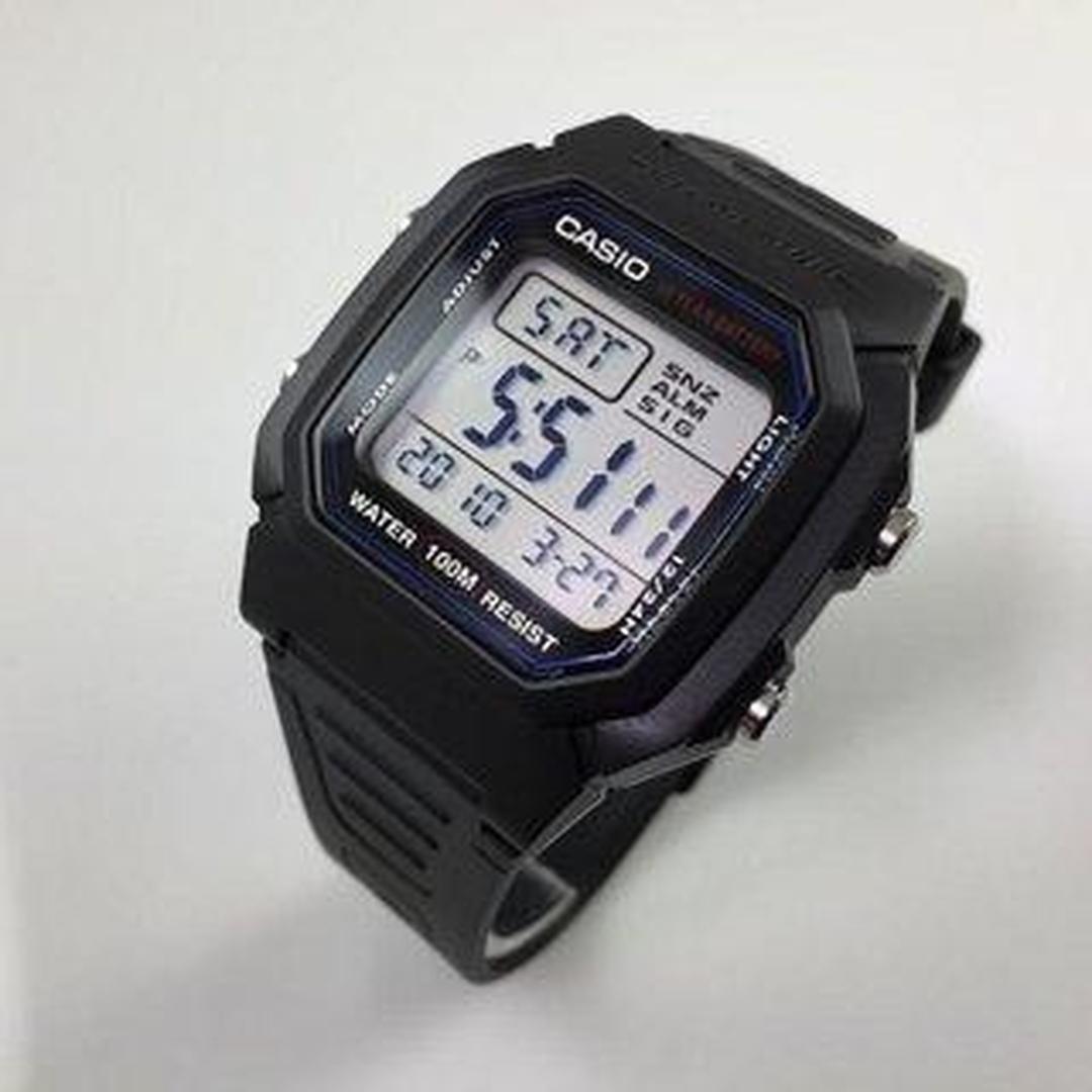 Casio Men's W800H-1AV Classic Sport Watch with Black Band