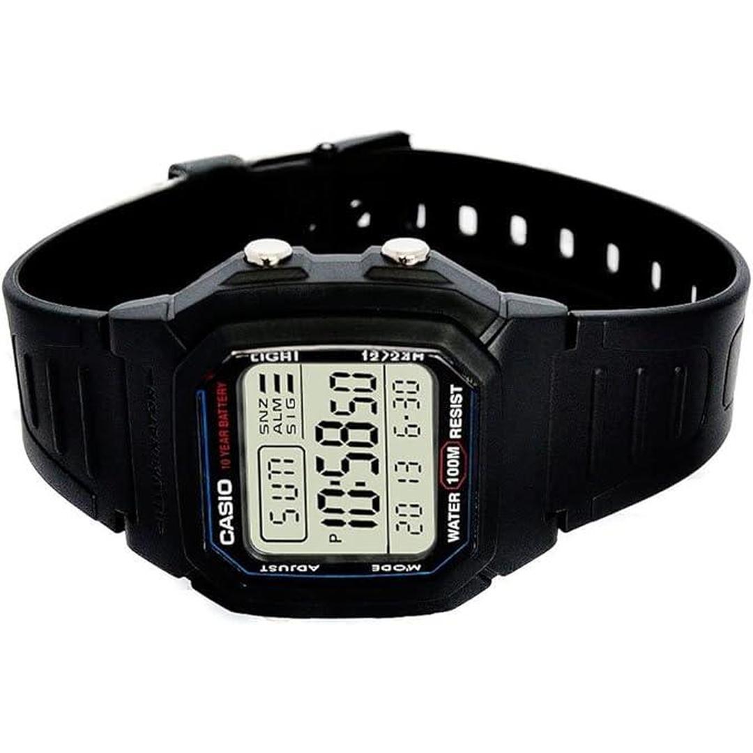 Casio Men's W800H-1AV Classic Sport Watch with Black Band