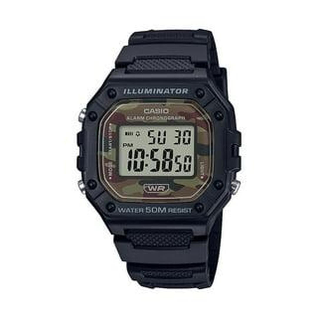 Casio Men's Classic Square Digital Watch Black - Open Sell Watches at Academy Sports