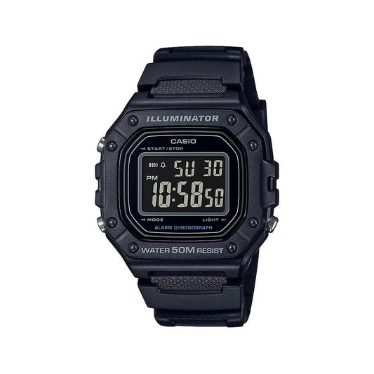 Casio Men's Digital Black Resin Watch 43.2mm