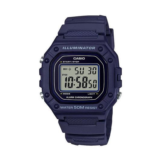 W218H-2A Mens Digital Watch, Blue