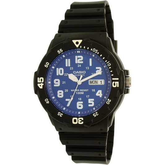 MRW200H-2B2VCF Mens Dive Style Watch, Black & Blue