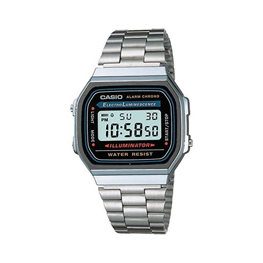 Casio A168WA-1 Mens Classic Digital Bracelet Watch