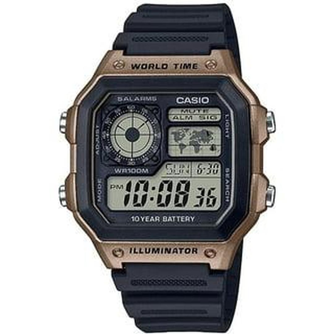 Casio Men's Illuminator Digital Watch Black/Silver