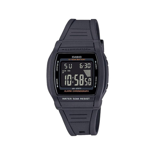 Casio Men's Digital Quartz Gray Resin Watch 36mm