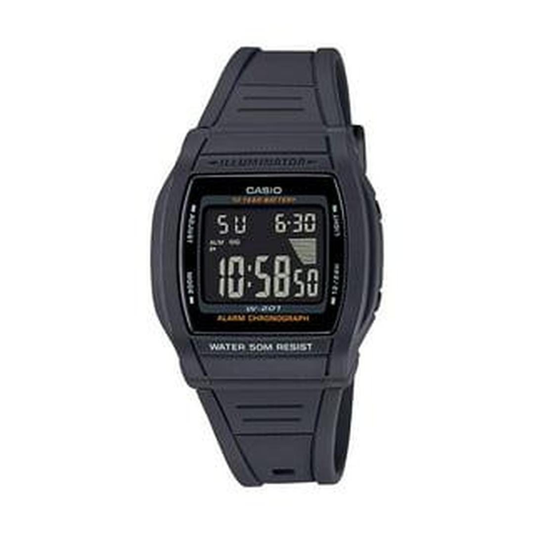 Casio Men's Digital Quartz Gray Resin Watch 36mm