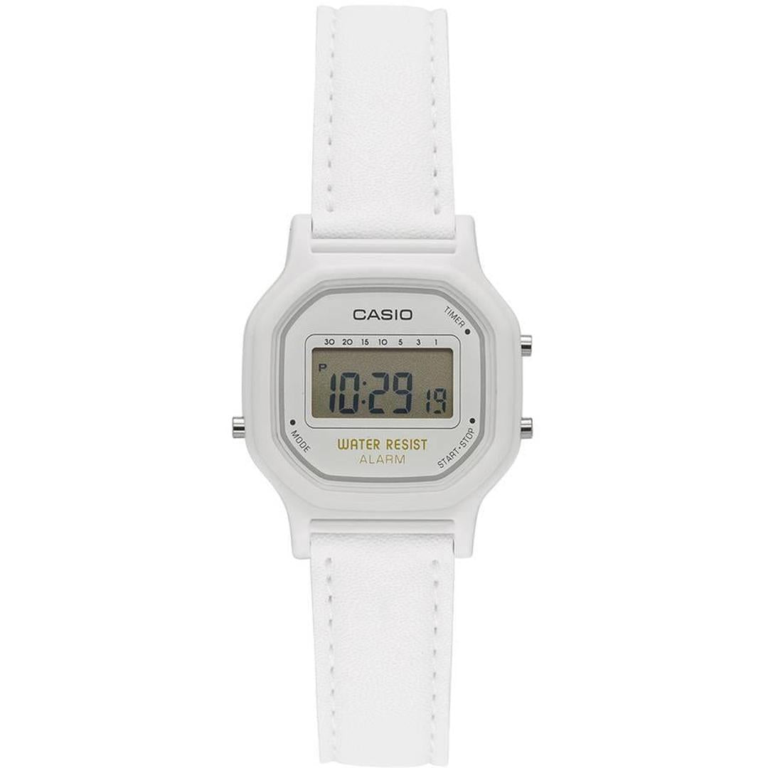 Casio Women's Classic Digital Chronograph Watch, White