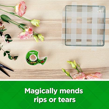 Scotch Magic Tape | Engineered for Repairing |  Dispensed | 3/4" x 650"