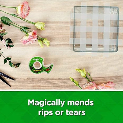 Scotch Magic Tape | Engineered for Repairing |  Dispensed | 3/4" x 650"