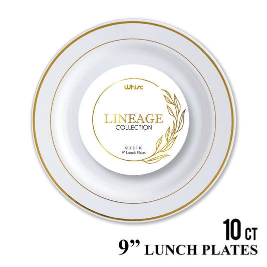 Lineage Collection 9” inch Lunch Plates