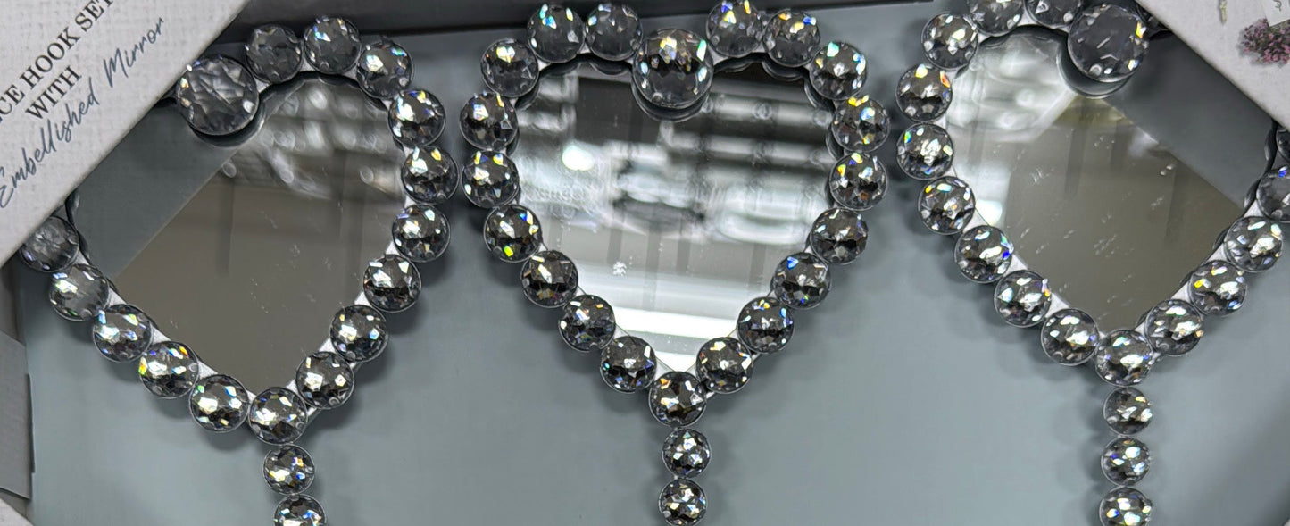 Premier home 3 pc hook set silver