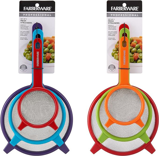 Farberware Set of 3 Strainers